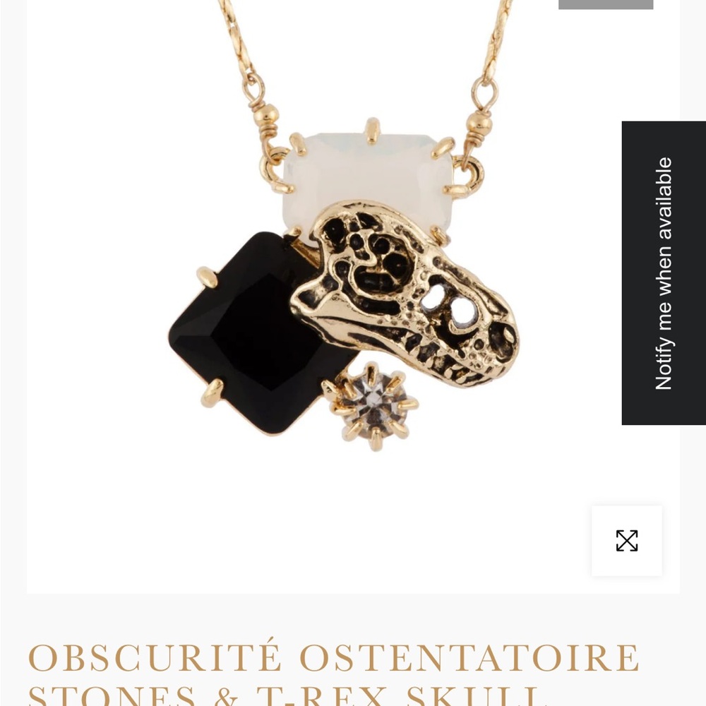 Les Nereides dinosaur necklace - Picture 1 of 6